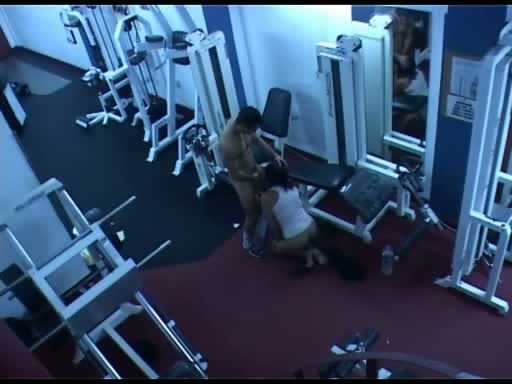 Hidden camera in gym