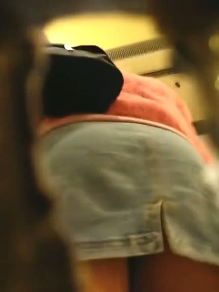 Upskirt shots collection in this slow motion voyeur video