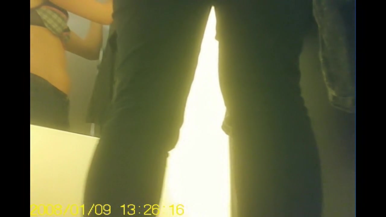 Sexy spy cam scenes with long legs in the change room