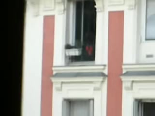 My charming neighbor flashing her nudity on voyeur cam