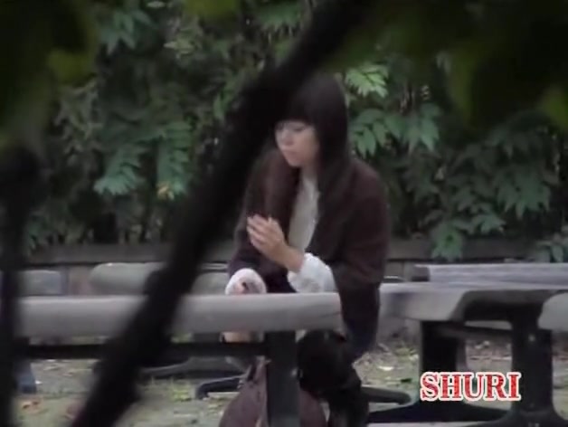 Bum stretching video of small lovable Asian whore during sharking scene