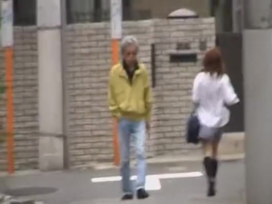 Amative Japanese schoolgirl gets masterly tricked by some sharking dude