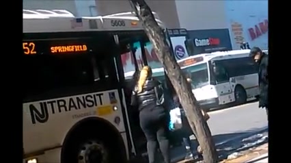 Candid Big booty latina wanting for the bus