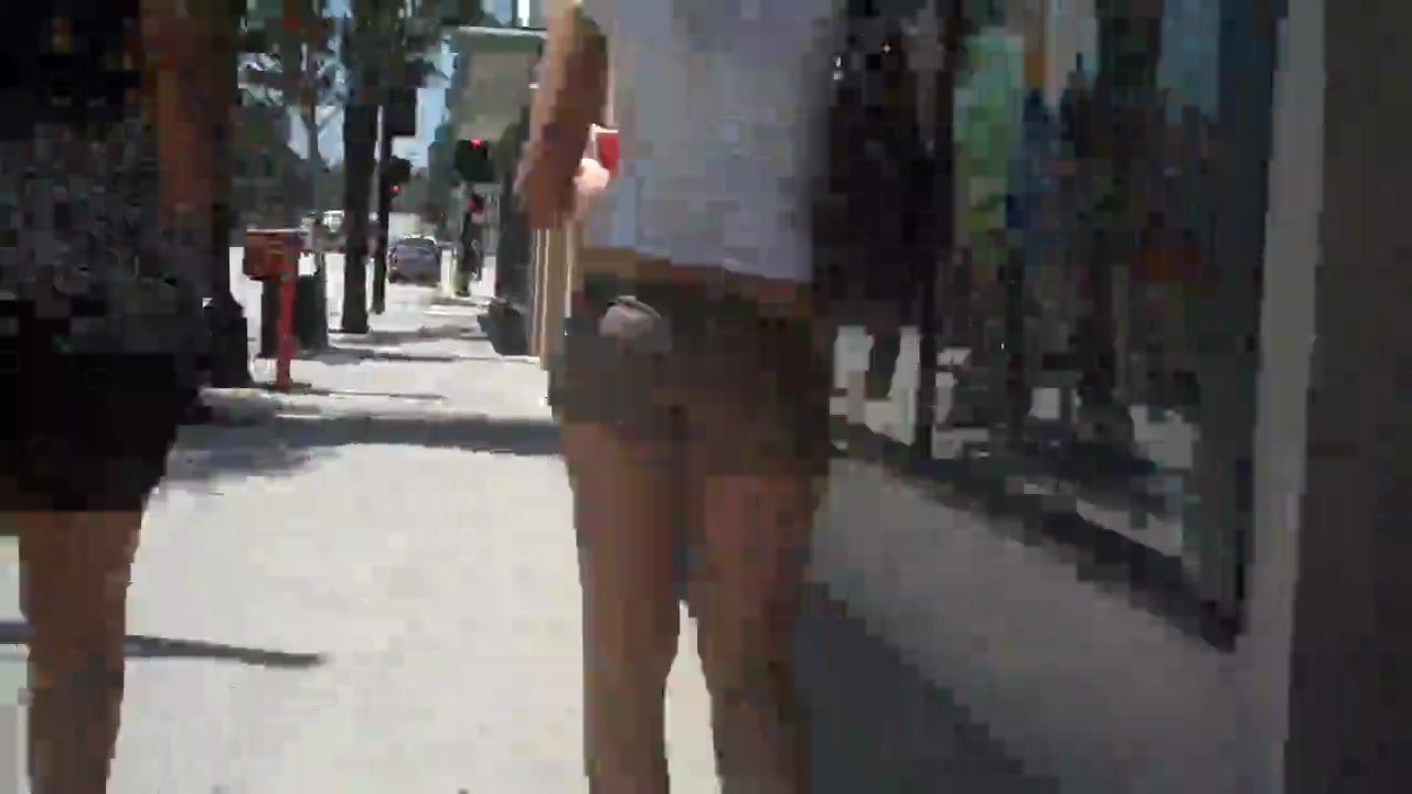 Ass & butt not in jeans but in short shorts