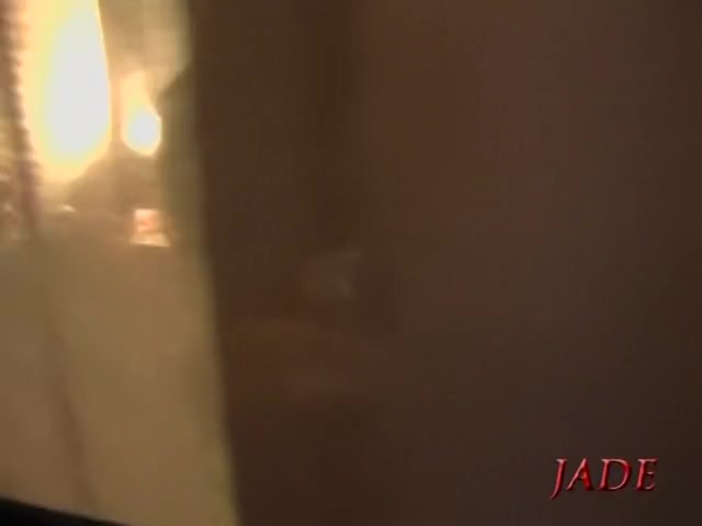 Delicious Japanese babe having sex in window voyeur video