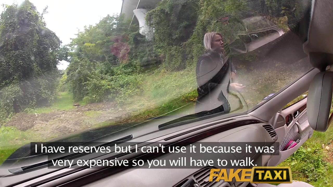 FakeTaxi: Posh golden-haired falls for my out of gas trick