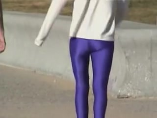 Long legged amateur in the candid ass leggings on my camera 03zo