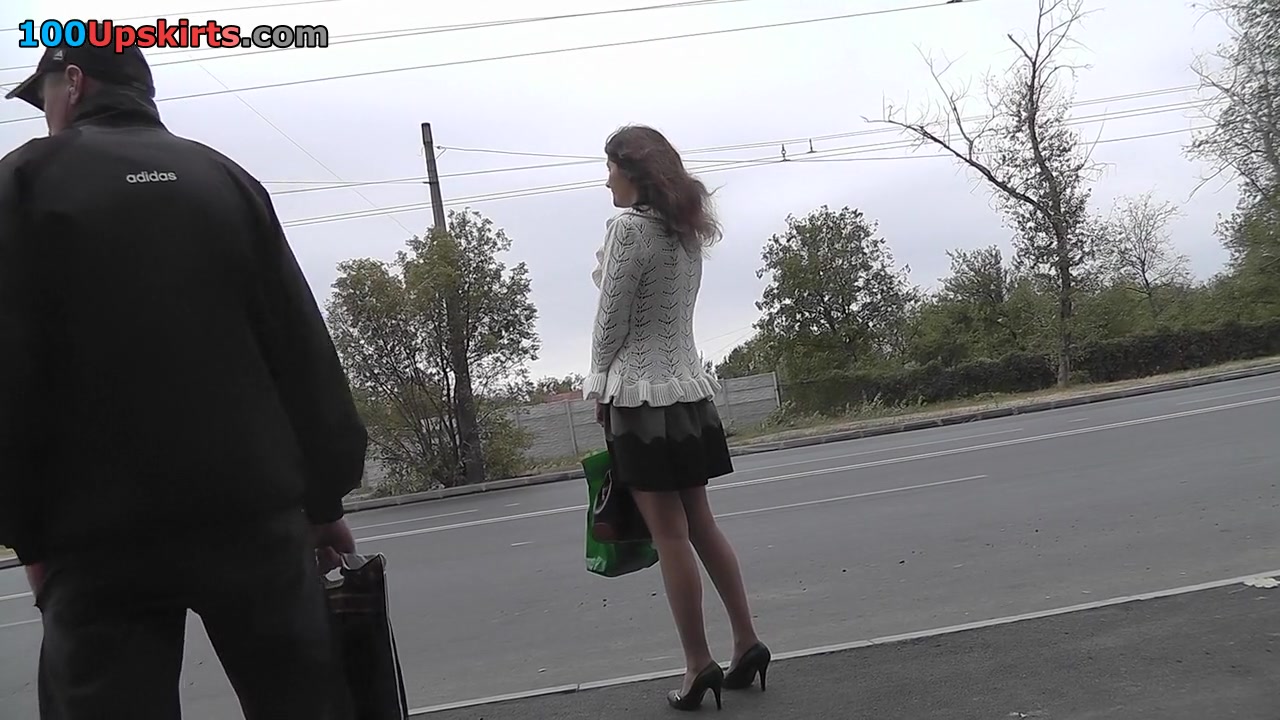 Best upskirt video of a redhead chick with a thong