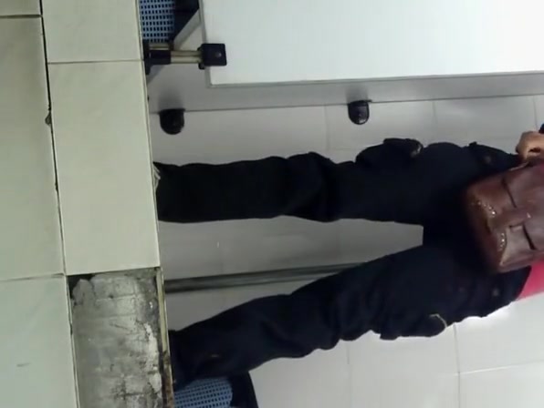 Japanese woman spied in public toilet pissing