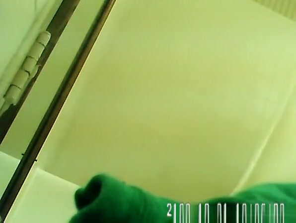 Girl caught by hidden cam in bathroom