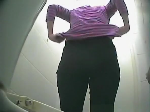 Woman secretly spied in public toilet