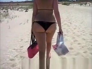 sexy walk in the beach