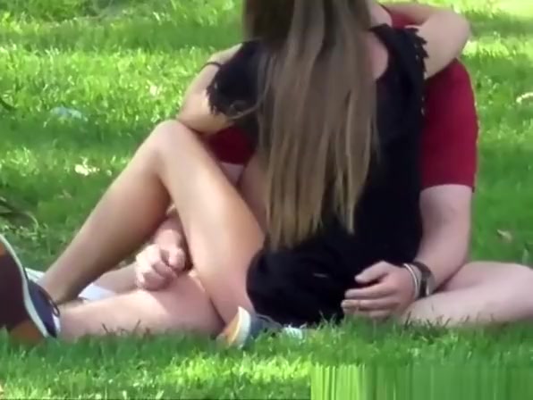 Teen couple spied in public park