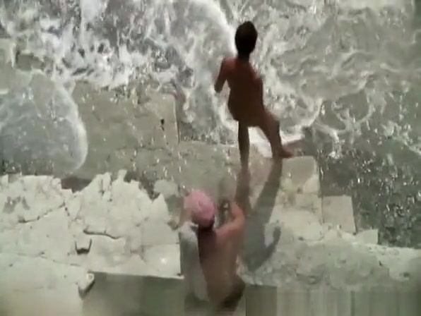 Small breats nudist fucked in beach