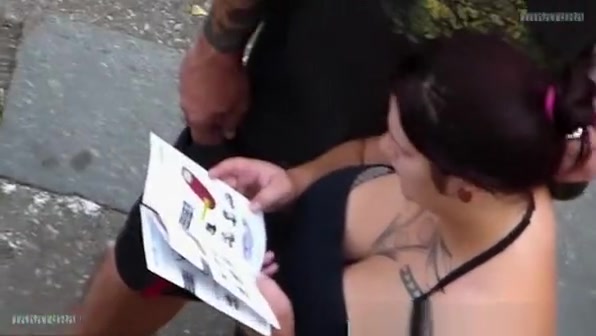 Insight into the neck tattooed girl