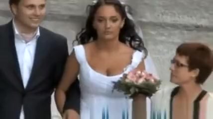 Bride on a walk