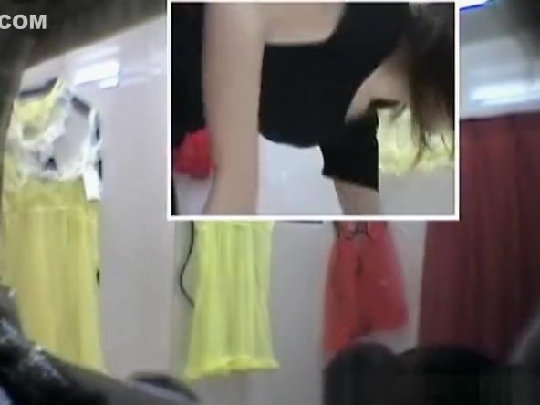 Asian women secretly filmed trying lingerie