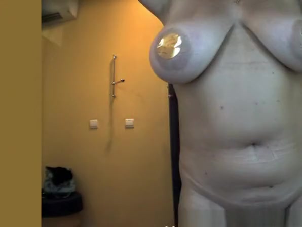 Big tits mature woman undressing