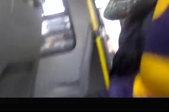 Guy flashes his balls in the bus