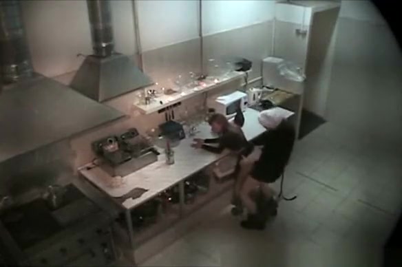 Chef`s secret sex in kitchen