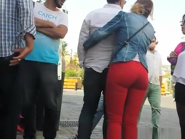 Nice asses in tight pants and shorts