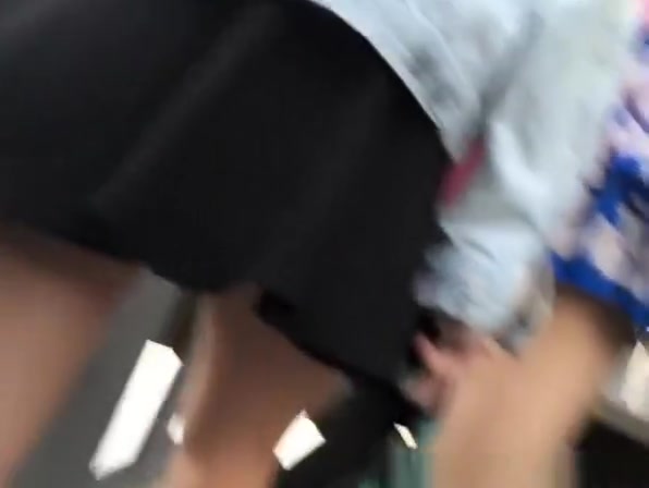 Teens in shorts dresses and skirts upskirt