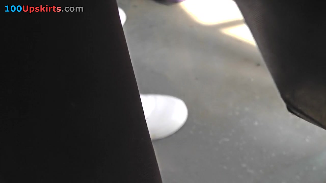 Hot skinny-ass upskirt video of a darling in public