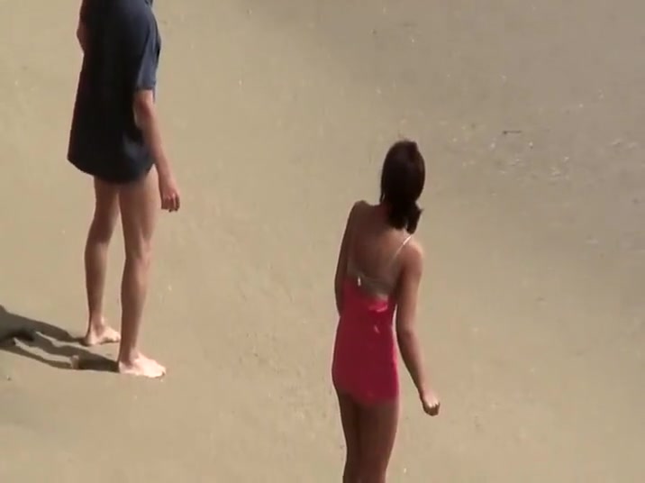 Dude can't wait for the girl to undress