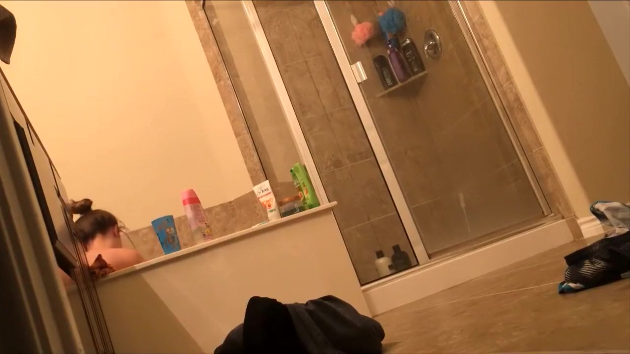 Sister's vanity spied in bathroom