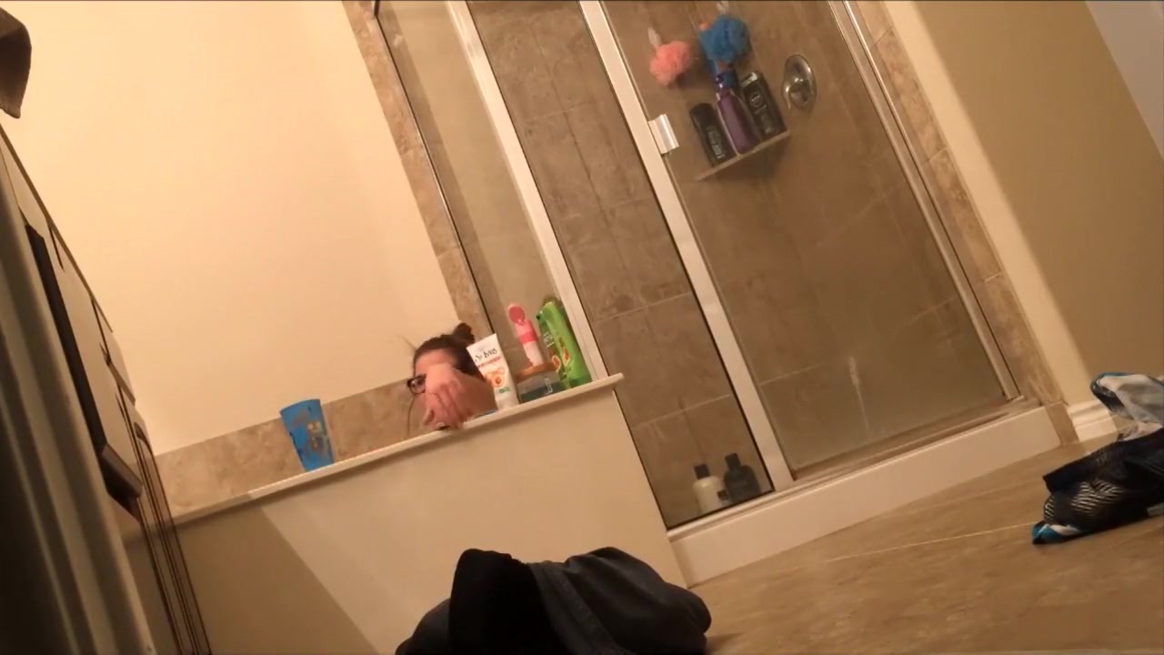 Sister's vanity spied in bathroom