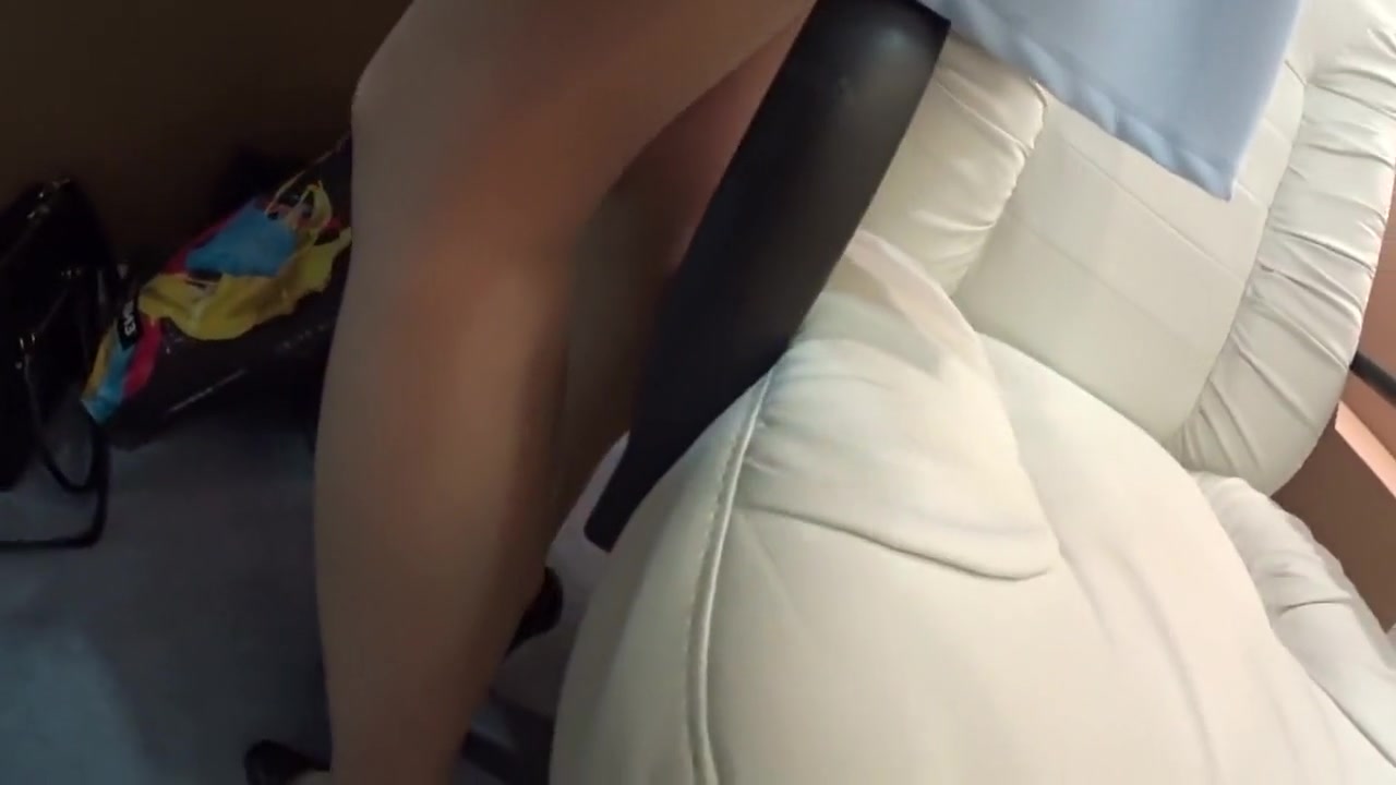Upskirt of a girl on the stage