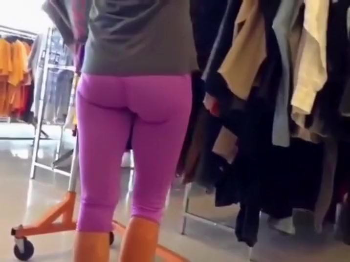 Hot teen girl helps mom with shopping