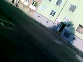 Hot slut in miniskirt caught in street candid video