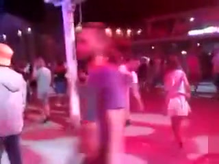 Doggystyle penetration at the dancing event