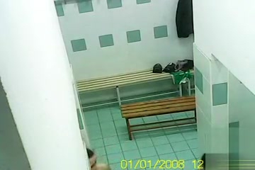 Sporty girls caught on video in the female shower room