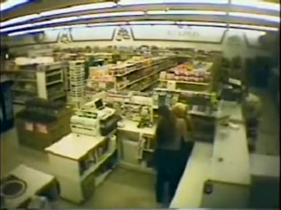 Security cam catches lesbian clerks in action