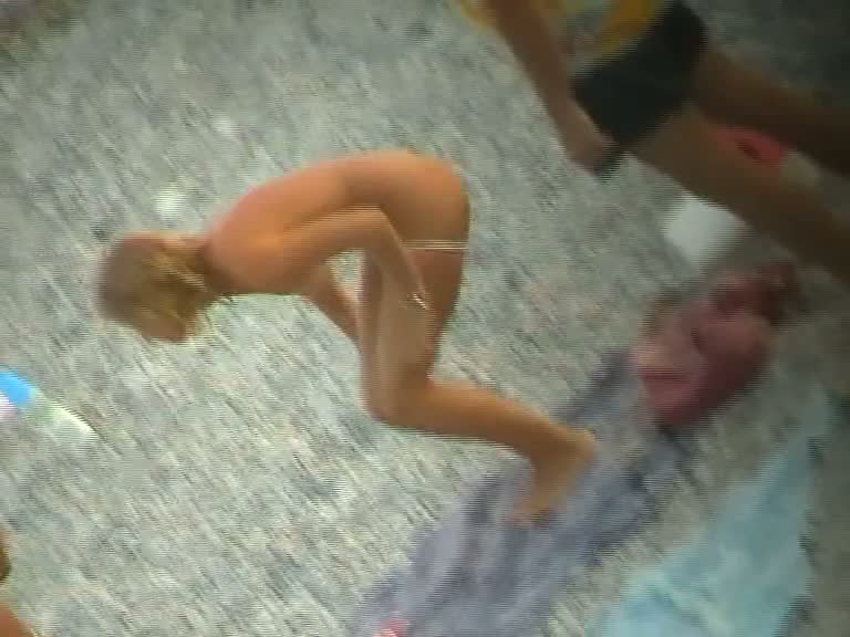 Splendid nude beach voyeur spy cam video