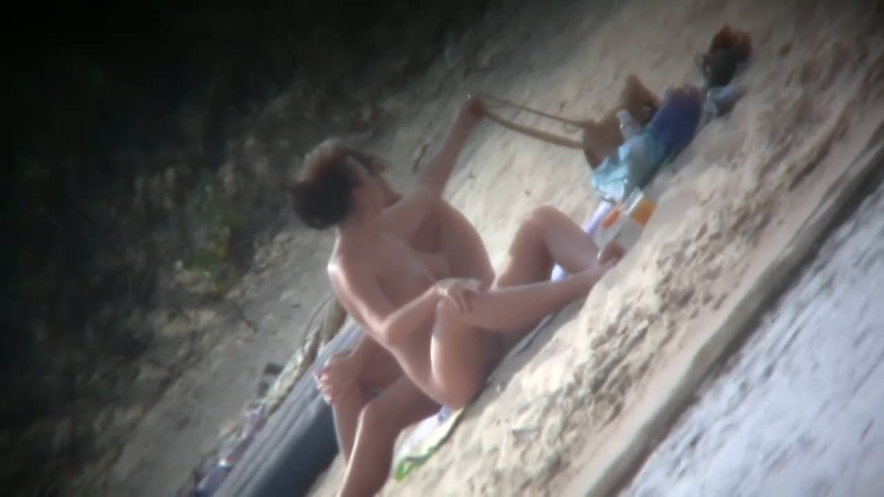 Many sexy beach nudists caught naked on voyeur hidden cam