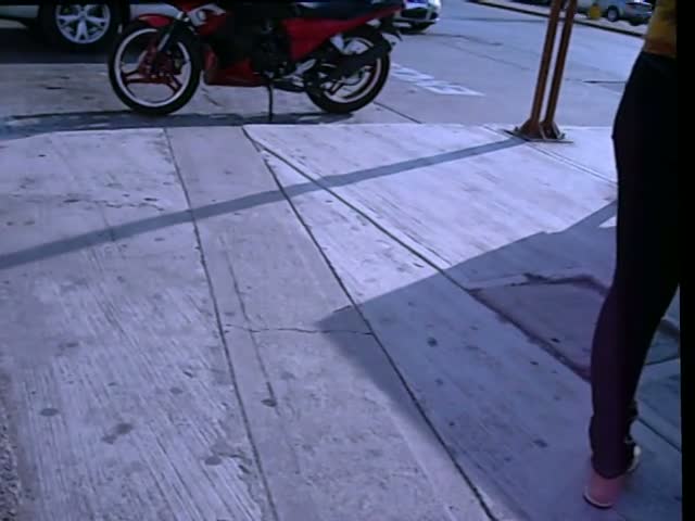 Milf in flip flops sexy street candid voyeur video view and download now