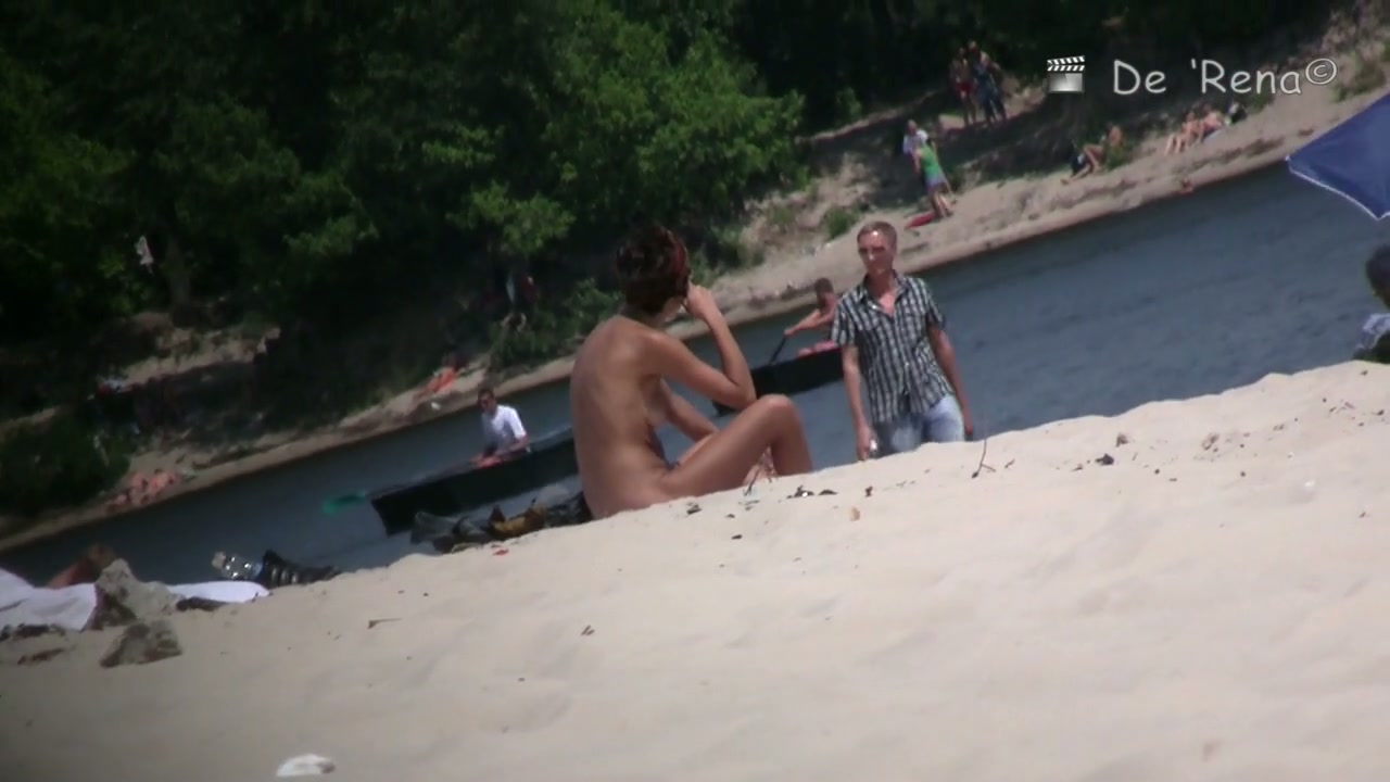Sexy beach nudists got on voyeur cam with natural bodies