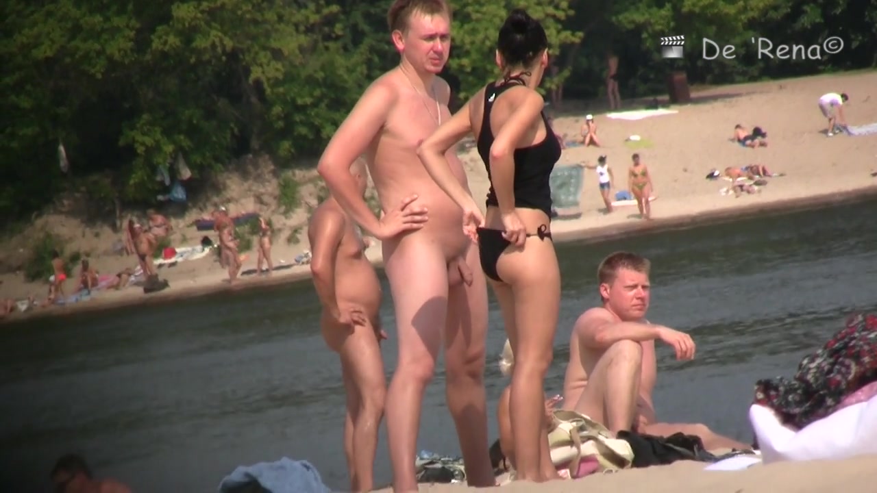 A nude beach voyeur video presents some hot pussies, asses and cocks
