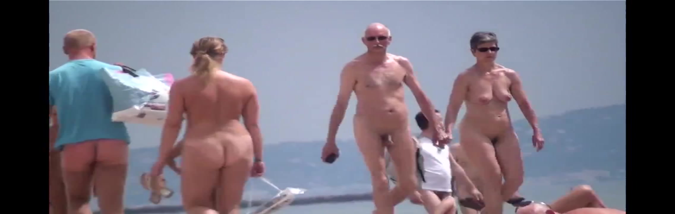 French nudist beach Cap d'Agde people walking nude 03