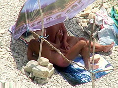 Lesbians on nudist beach