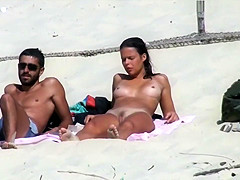 Big tits nude milfs voyeur beach hd spycam